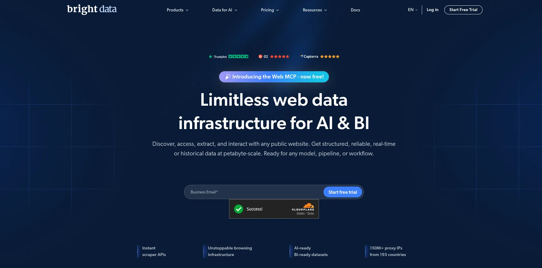 Bright Data Residential Proxy Interface